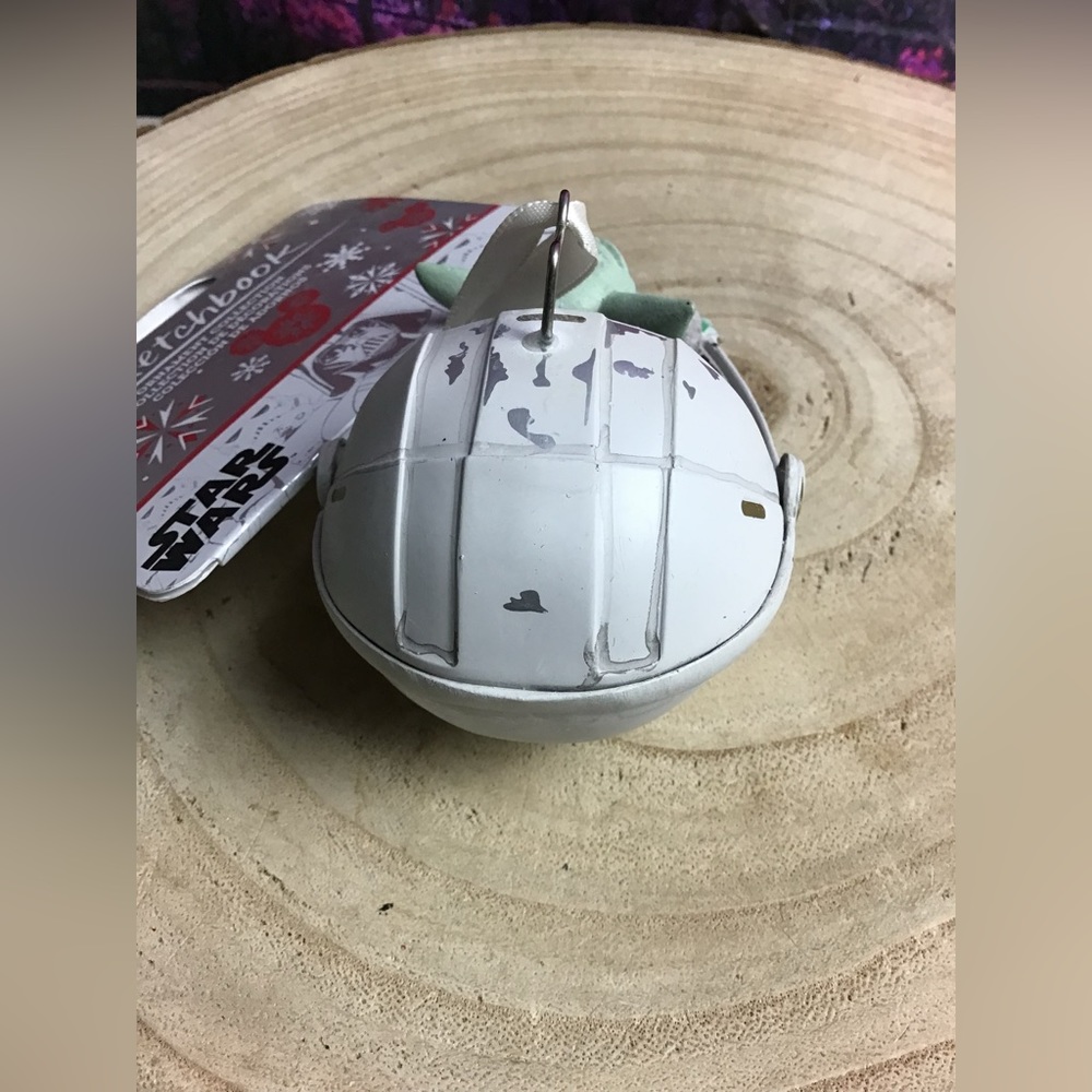Disney Store Sketchbook ornament Star Wars Mandalorian the child baby grogu-new - Picture 2 of 3
